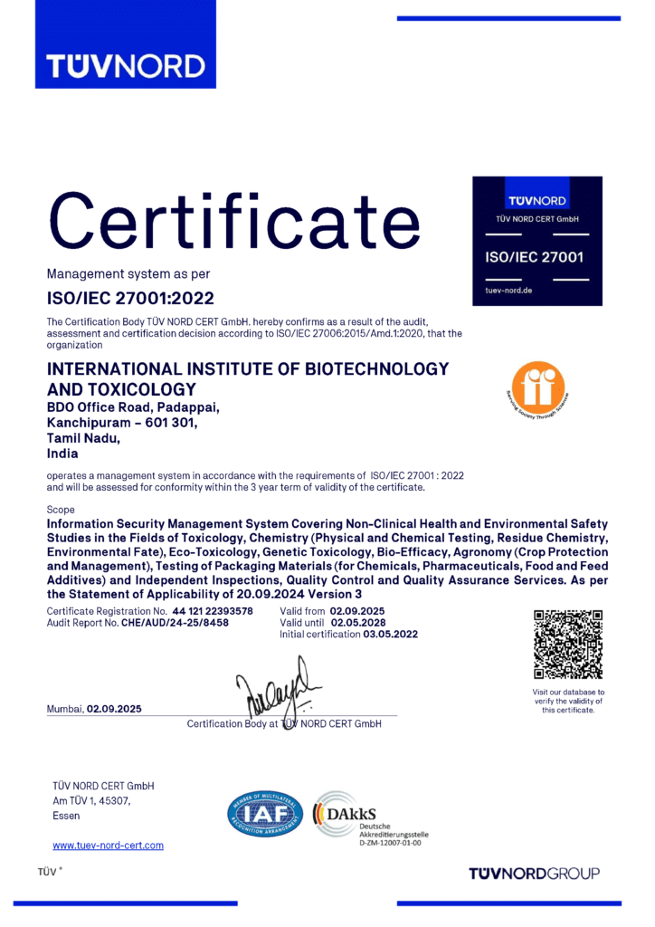 ISO 27001 certification for information security management